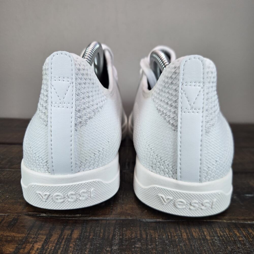 Vessi Weekend 1.5 Sneaker Mens Size 9 Waterproof Shoes Marble White - Picture 4 of 12